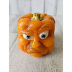 Target pumpkin Anthromorphic candle home decor shabby chic